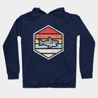 Retro Badge Shark Hoodie